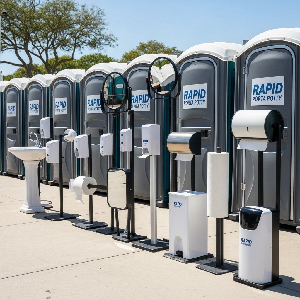 Accessories of Porta Potty Rental