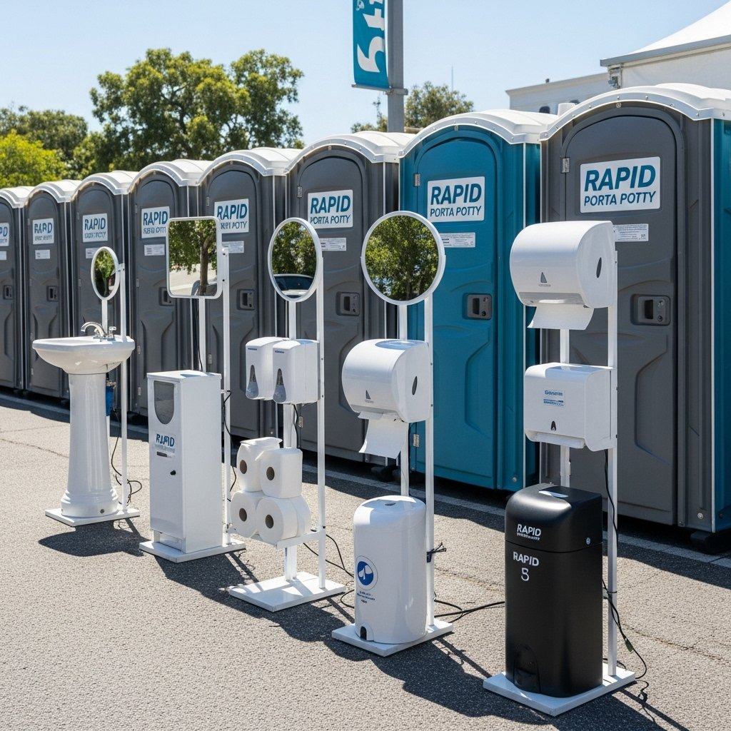 Accessories of Porta Potty Rental