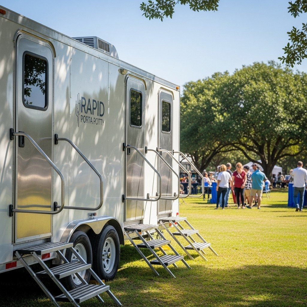 Portable Restroom Trailer