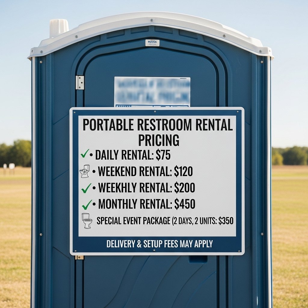 Portable Toilet Rental Pricing