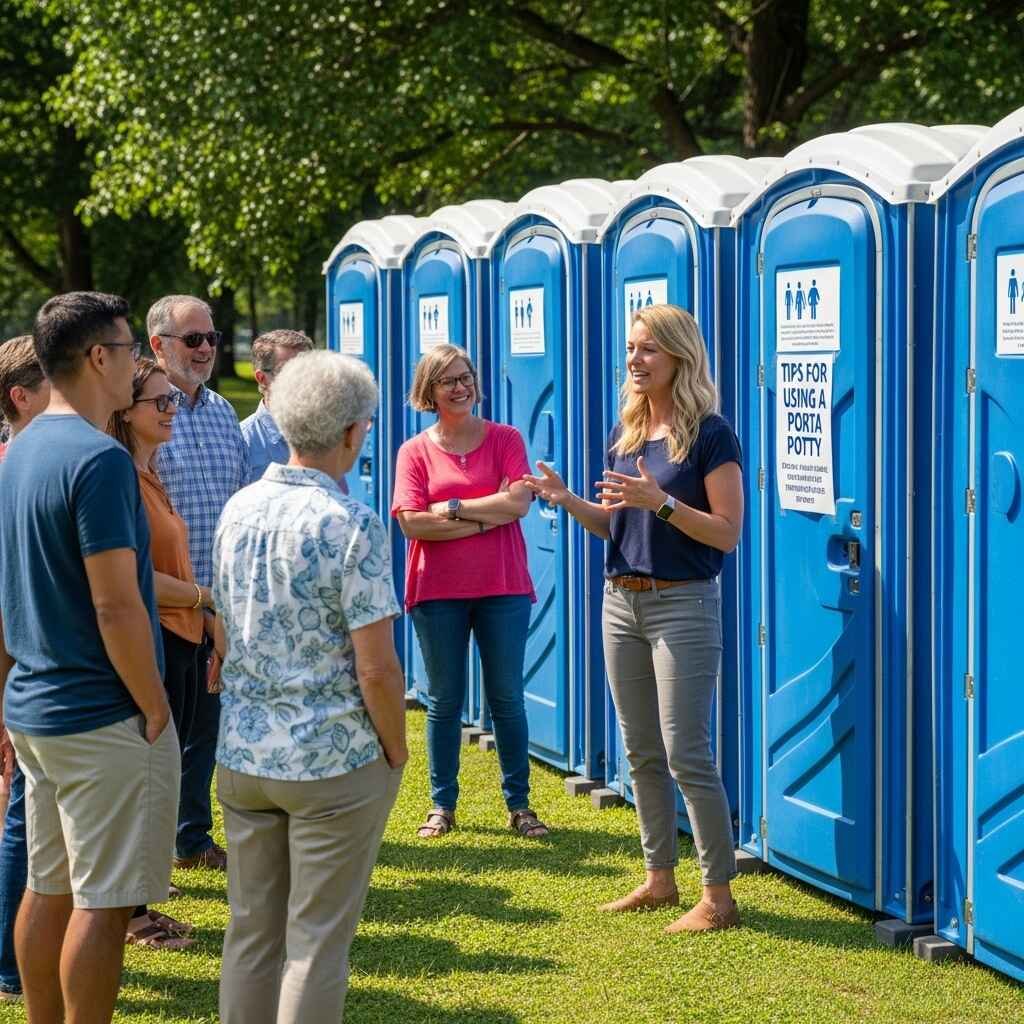 What Are Some Tips for Using a Porta Potty Rental