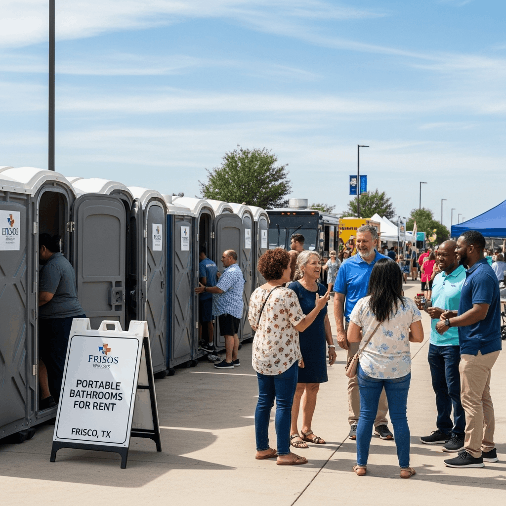 Portable Bathrooms for Rent in Frisco