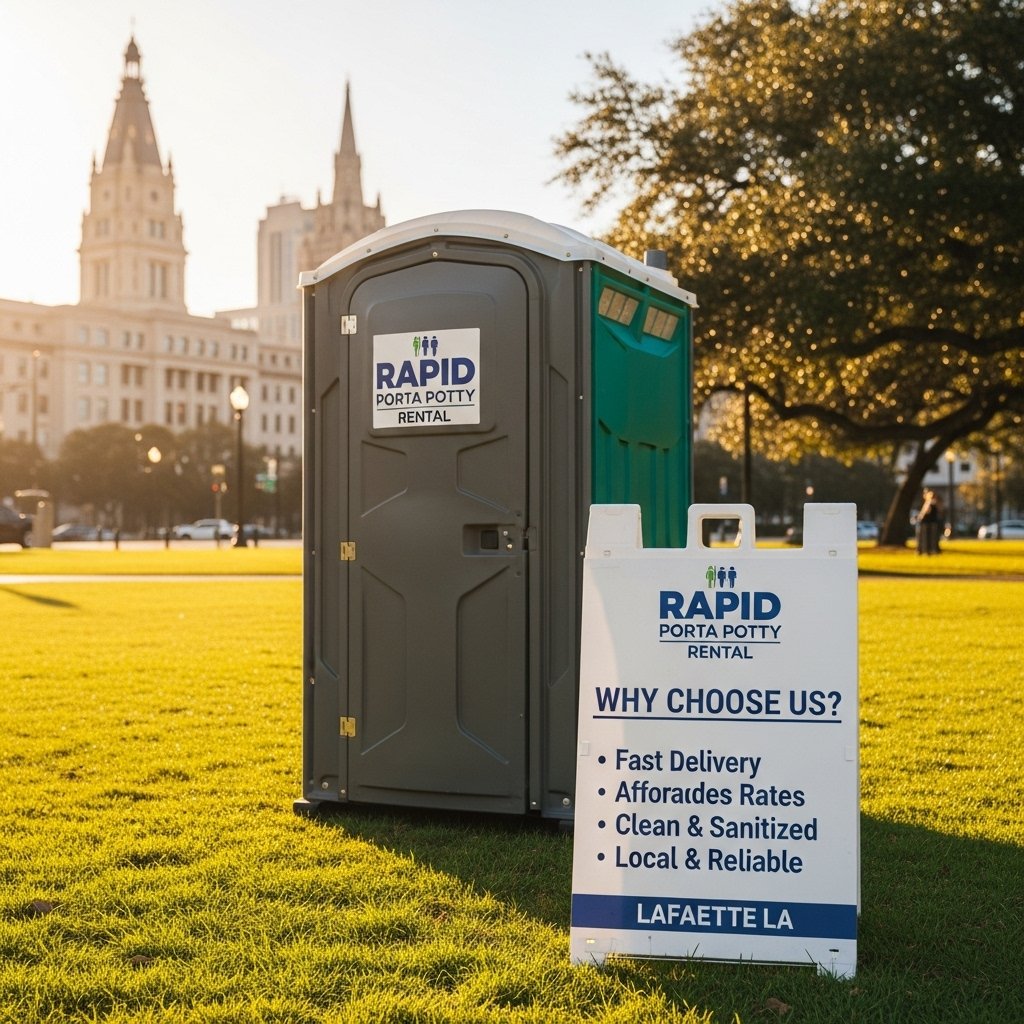 Rapid porta potty in Lafayette
