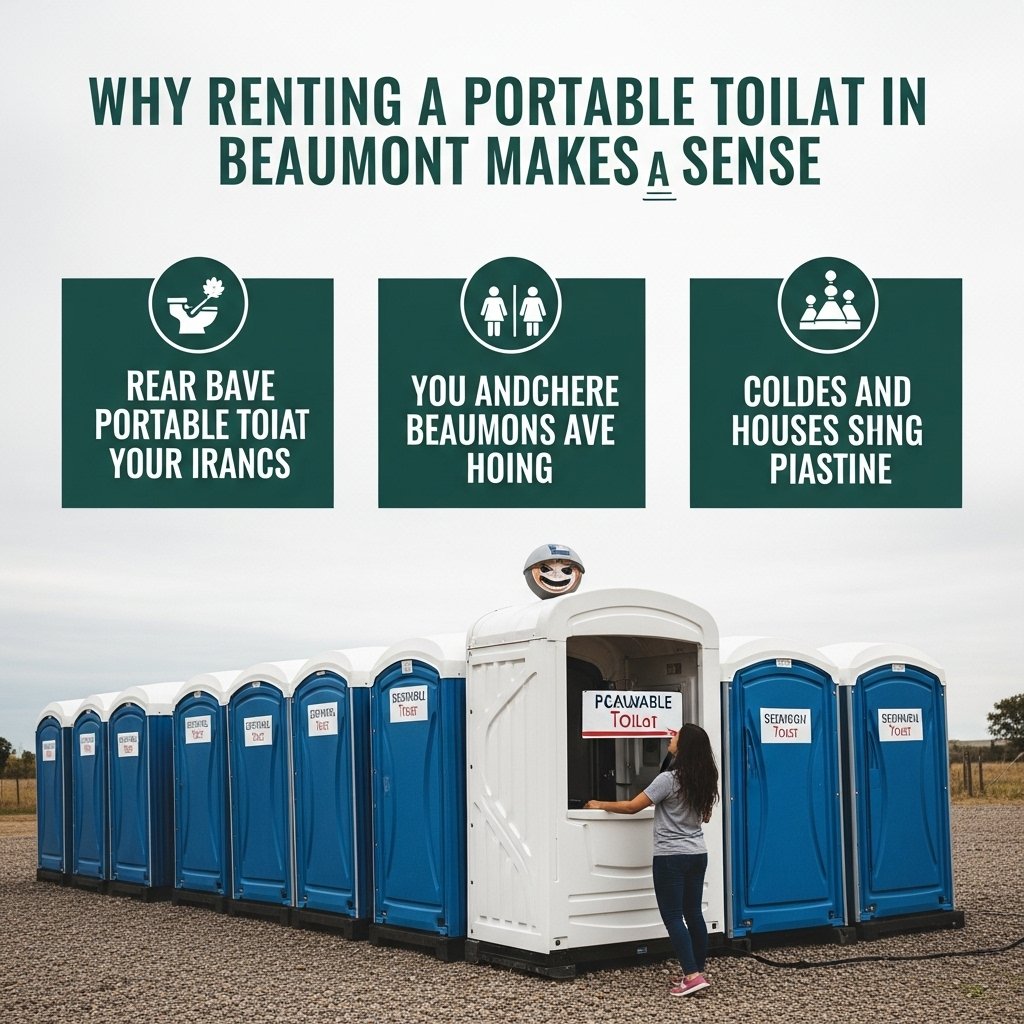 Why Renting a Portable Toilet in Beaumont Makes Sense