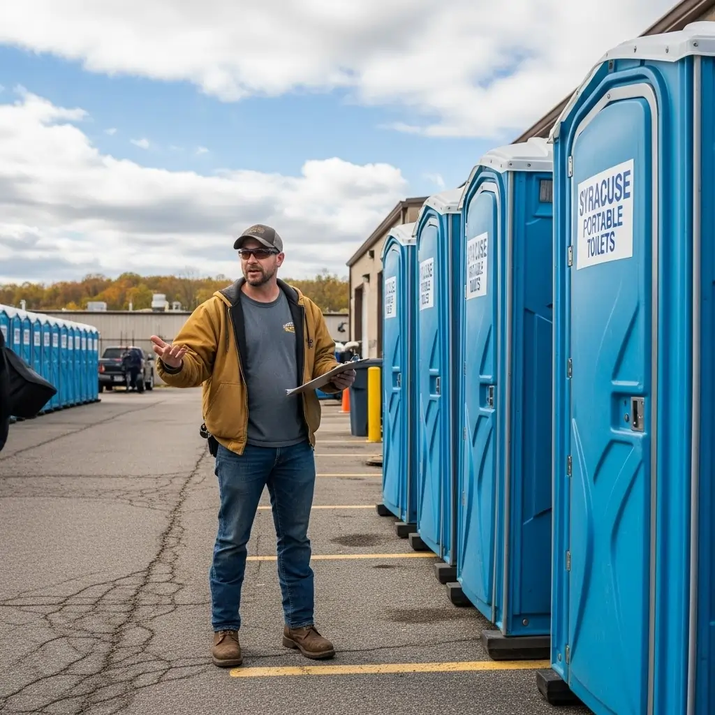 porta potty rental in Syracuse, NY