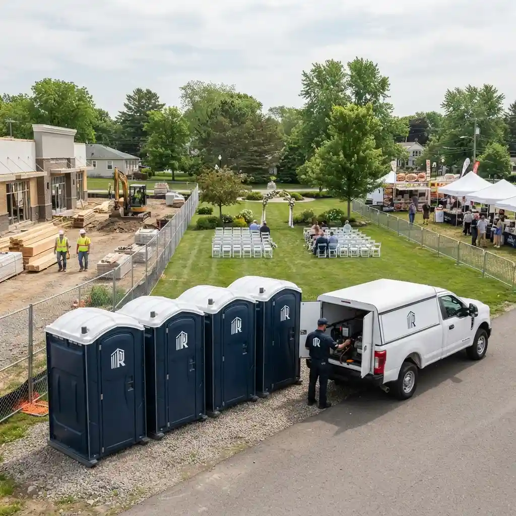 Portable Toilet Rental Rochester, NY for Construction, Weddings and Events