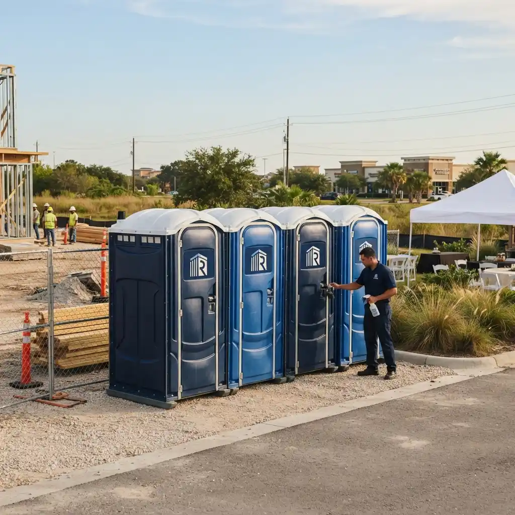 Portable Toilet Rental in League City, TX for Bay Area Construction, Events